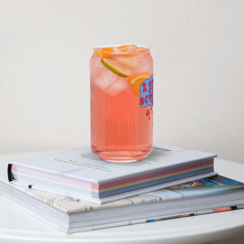 Achoo on You Orange Cat Can-Shaped Glass product image (12)