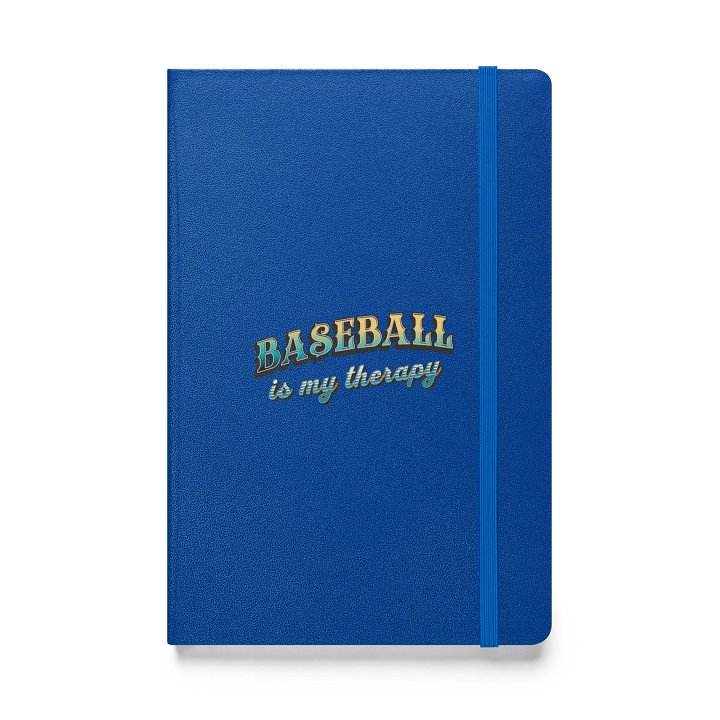 Baseball Is My Therapy Hardcover Journal product image (1)