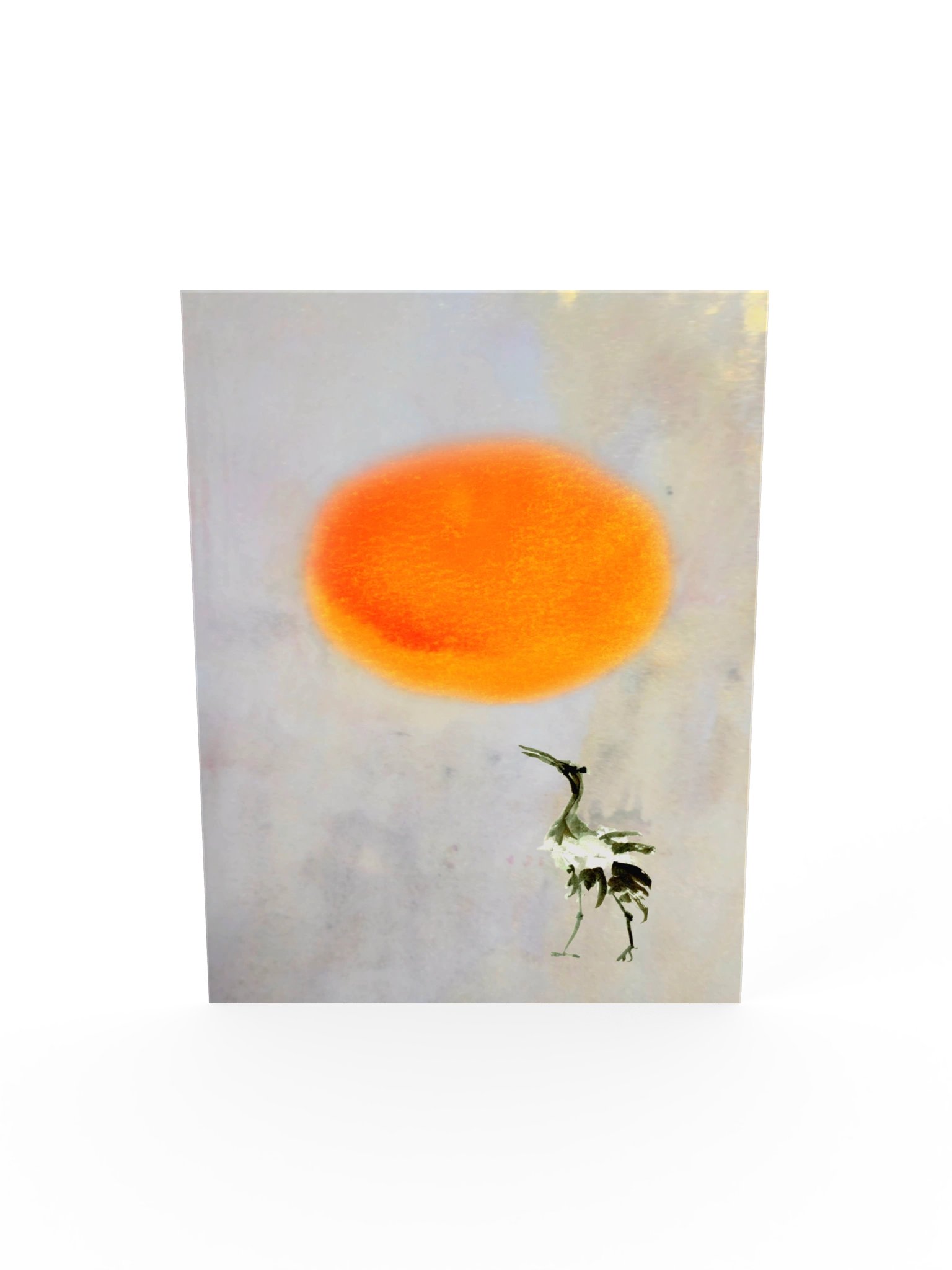 Japanese Sunset Crane Art Print product image (22)