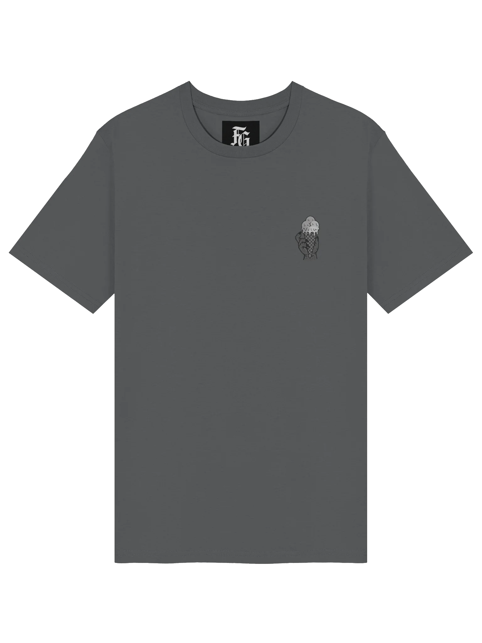 FOMOgator Ice Cream Shirt - Greyscale product image (3)
