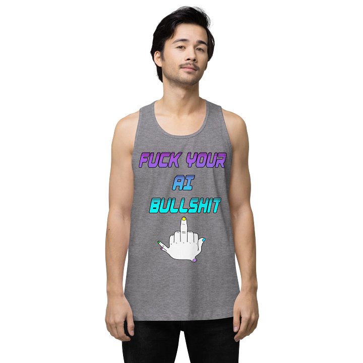 AI Bullshit Tank Top M product image (9)