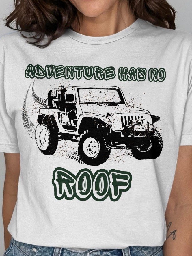 Adventure Has No Roof Off-Road Jeep SUV Mud Splattered Graphic Design Print Outdoor Enthusiast product image (1)