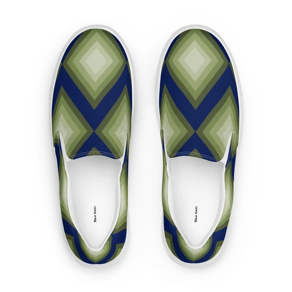 Diamond Olive Slip-Ons product image (1)