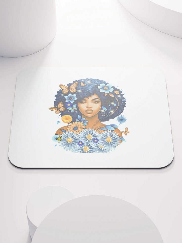 VEDENS Blue Whimsical Butterfly Mouse Pad product image (2)