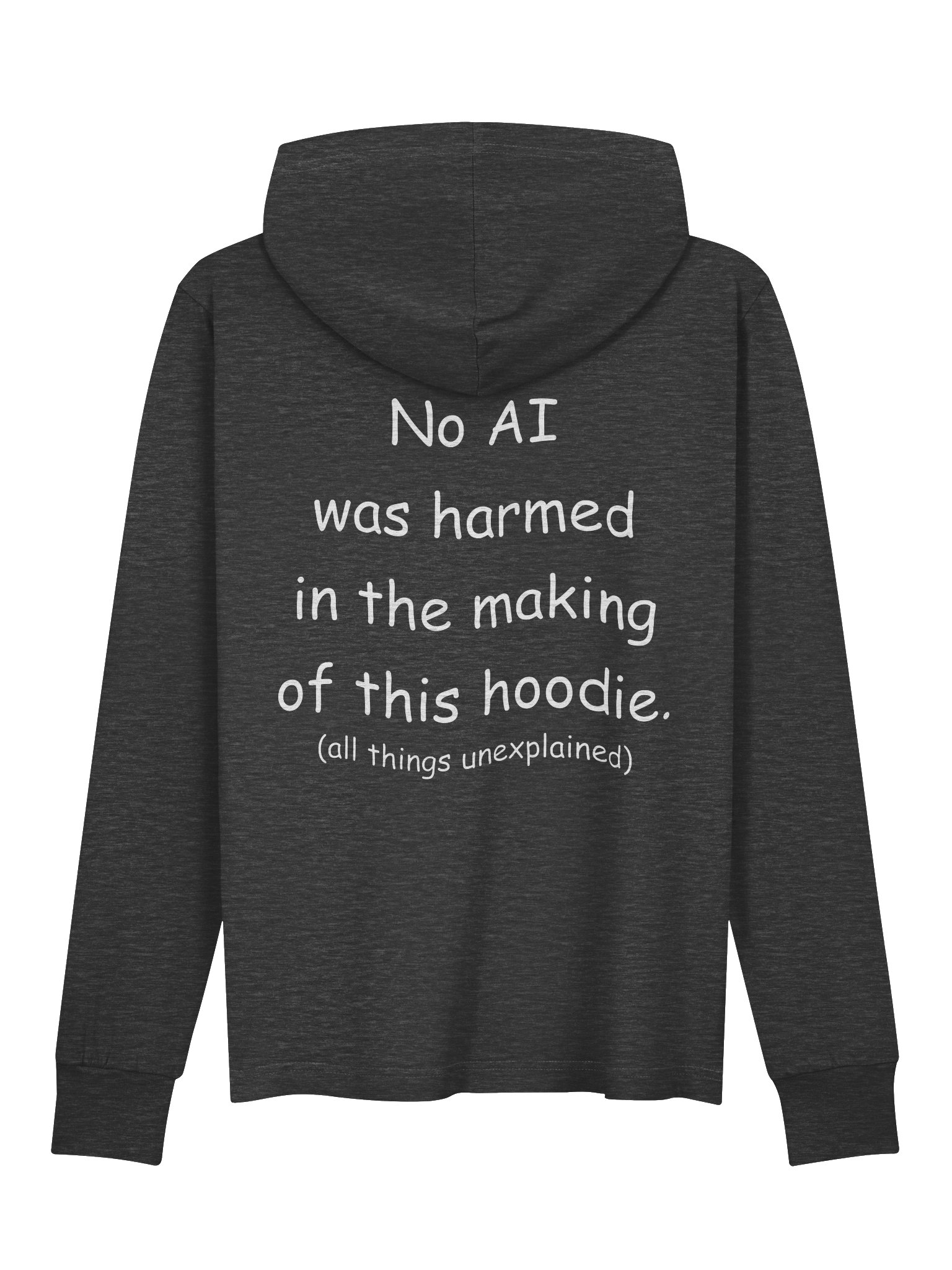No AI Hoodie Tee product image (5)