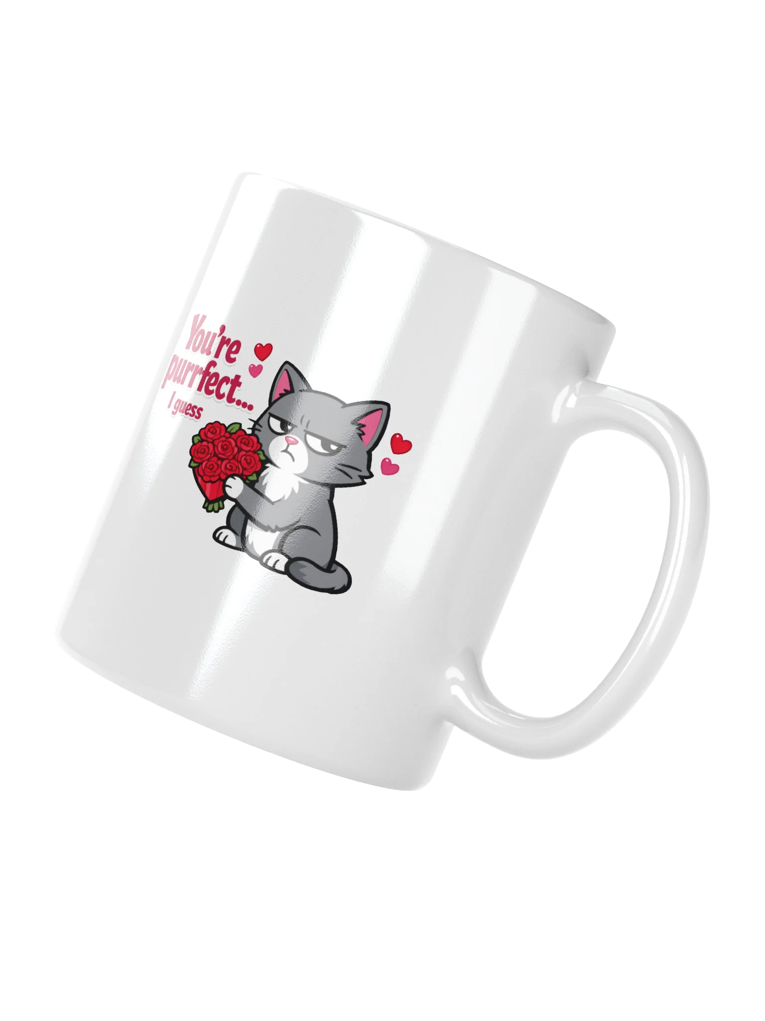 "You're Purrfect I Guess" Grumpy Cat Valentine's Mug product image (3)