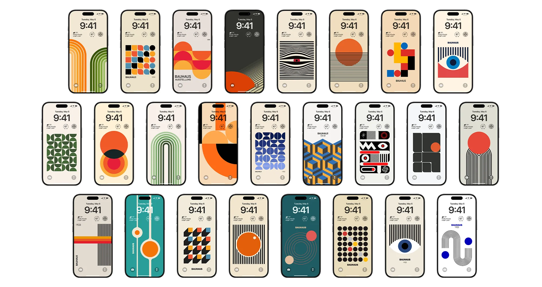 Bauhaus Minimal Wallpaper Pack product image (8)