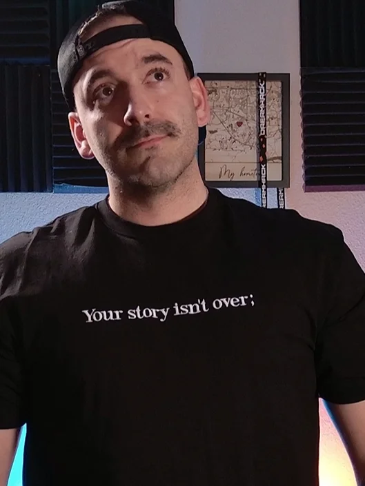 "Your story isn't over;" - Terrific Tee (Embroidered) product image (1)