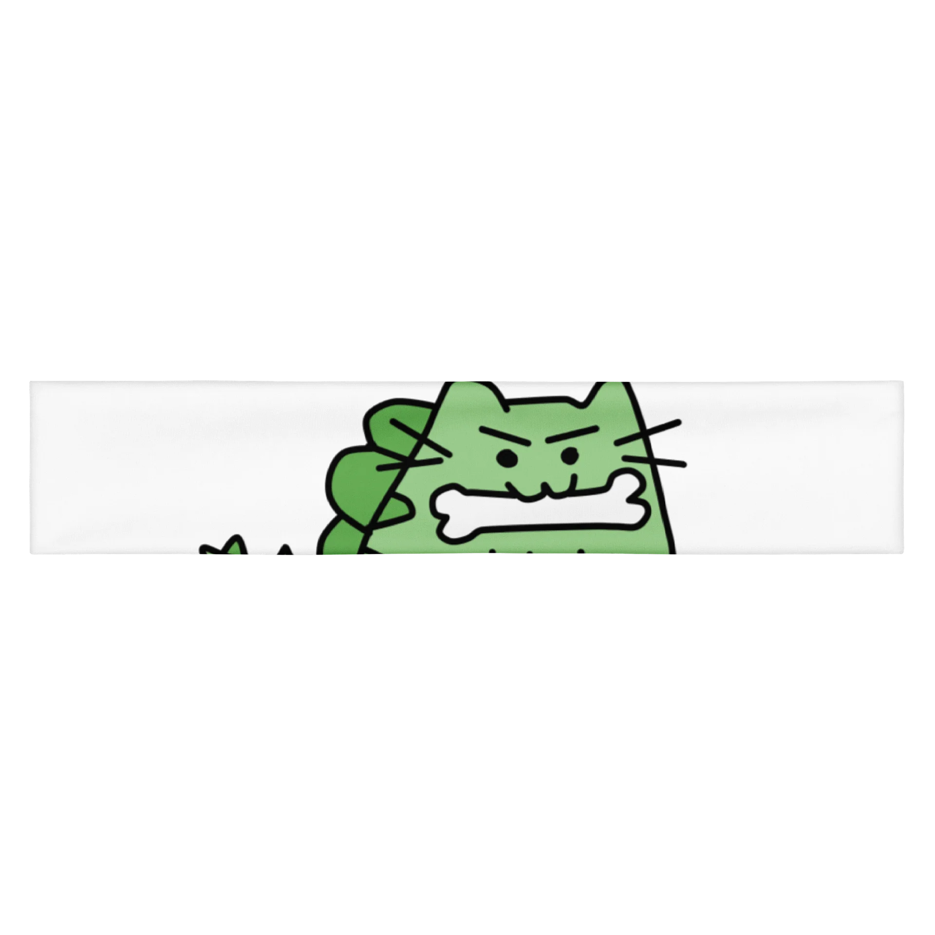 Green dino cat band product image (1)