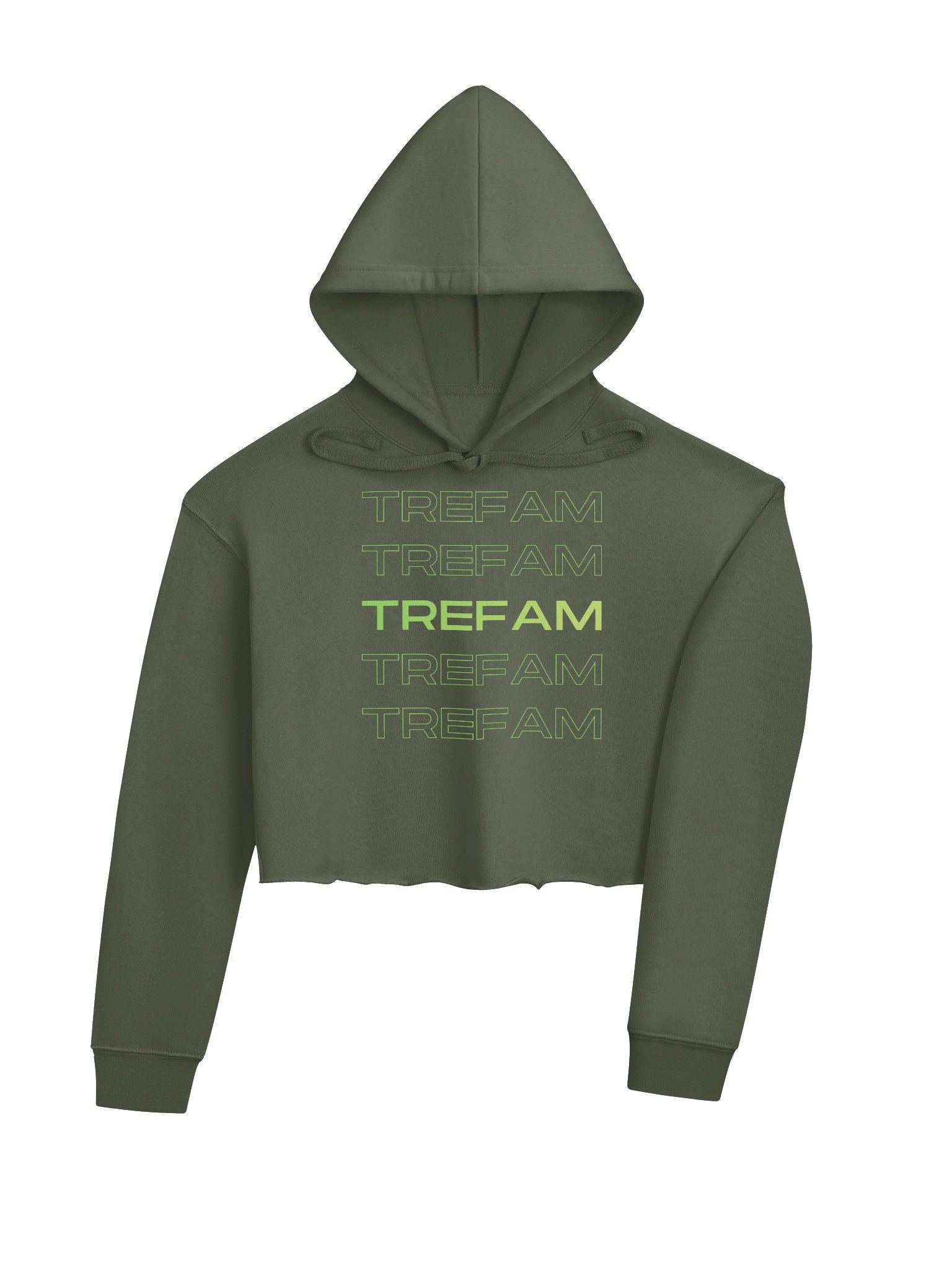TREFAM Neon Outline Crop Hoodie product image (7)