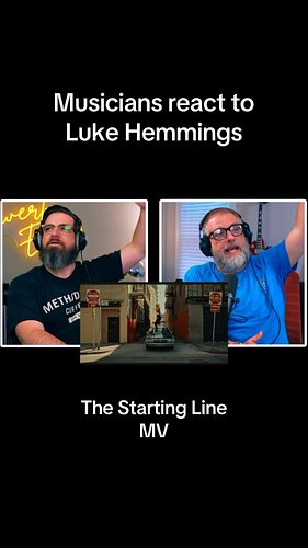 @lukehemmings crushing it as always!  #twerkethic #reaction #lukehemmings #thestartingline #musicvideo