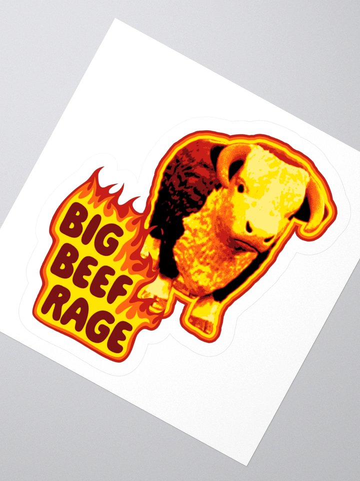 Big beef rage Sticker product image (2)
