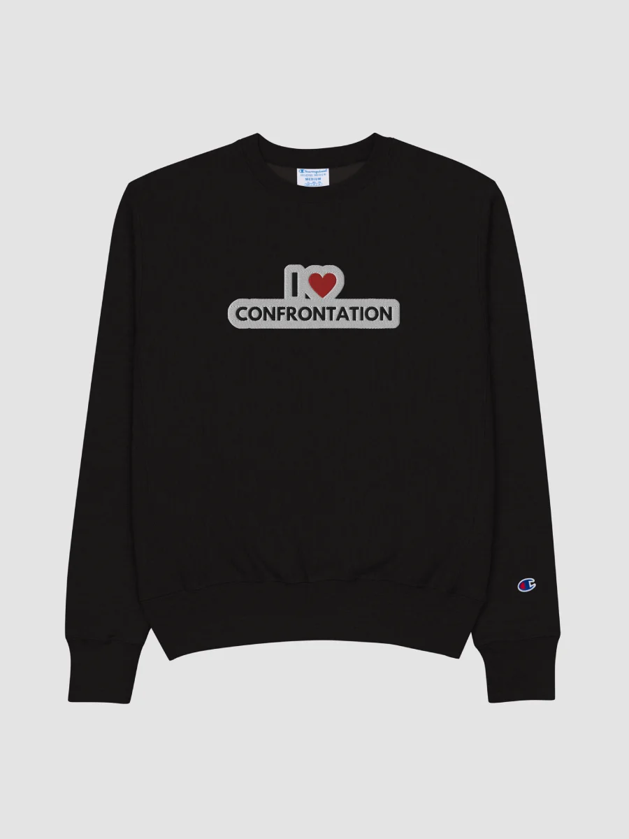 I <3 Confrontation (bubble design) Champion Crewneck Sweatshirt product image (1)
