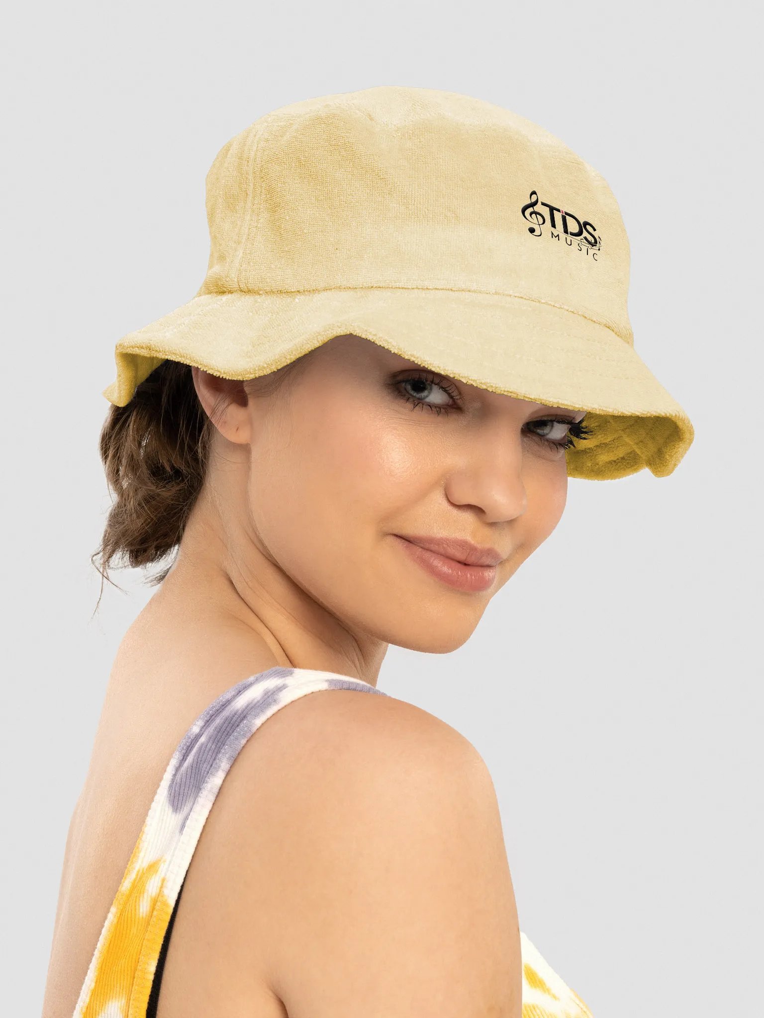 TDS Music Terry Cloth Bucket Hat - Exclusive Music-Themed Design in Multiple Colours product image (2)