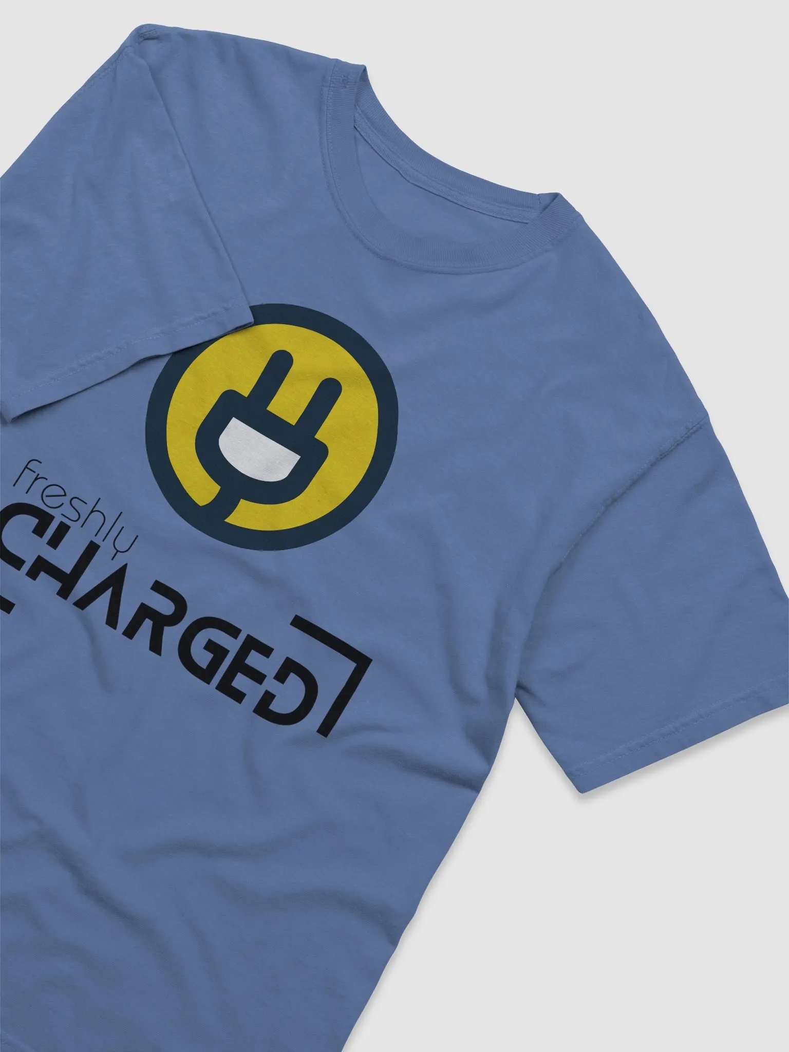 Freshly Charged Tee (Blue) product image (3)