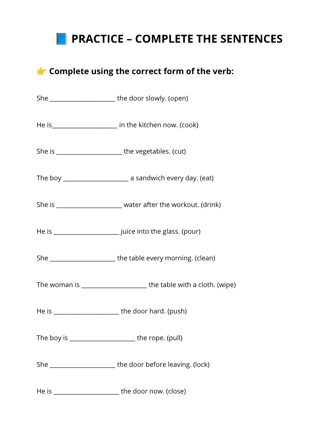 Editable English Action Verbs Flashcards & Worksheets Pack | 100% Customizable in Canva product image (3)