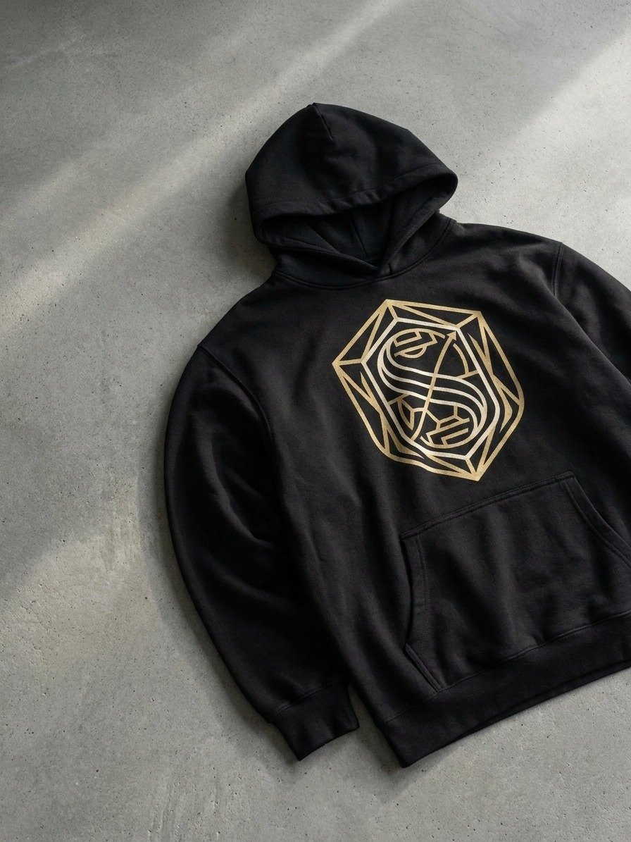 Off Pitch Soccer Crest Hoodie – Gold Emblem product image (2)