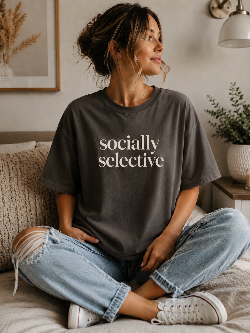 Socially Selective Tee (Pepper) product image (2)