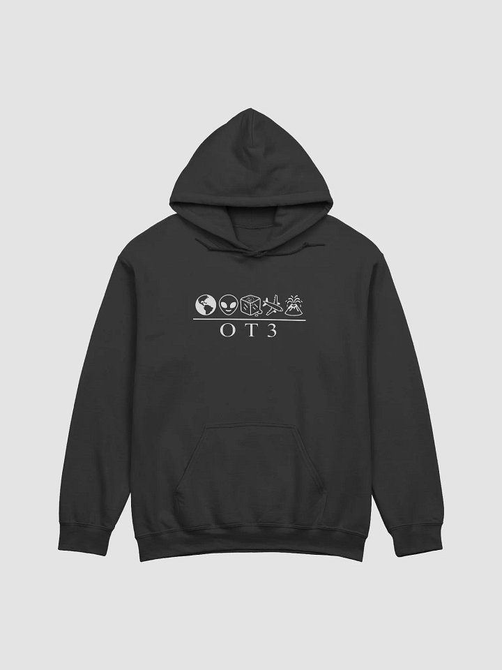 OT3 - The Story Of Xenu Hoodie (White text) product image (2)