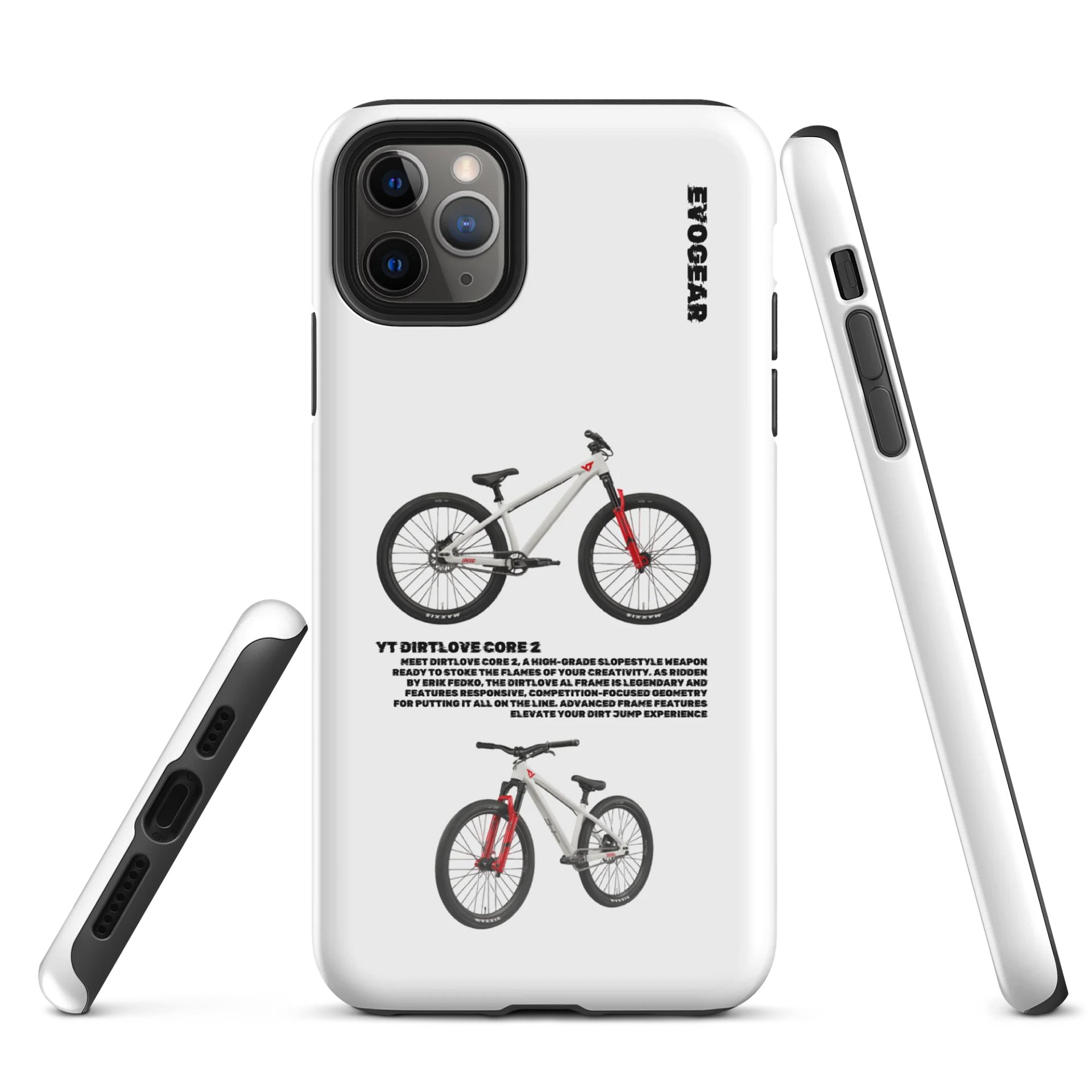 White Dirtlove Core 2 iPhone Case product image (5)