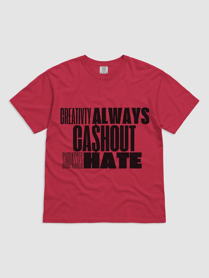 CASHOUT Signature Tee (Black Letters) product image (5)