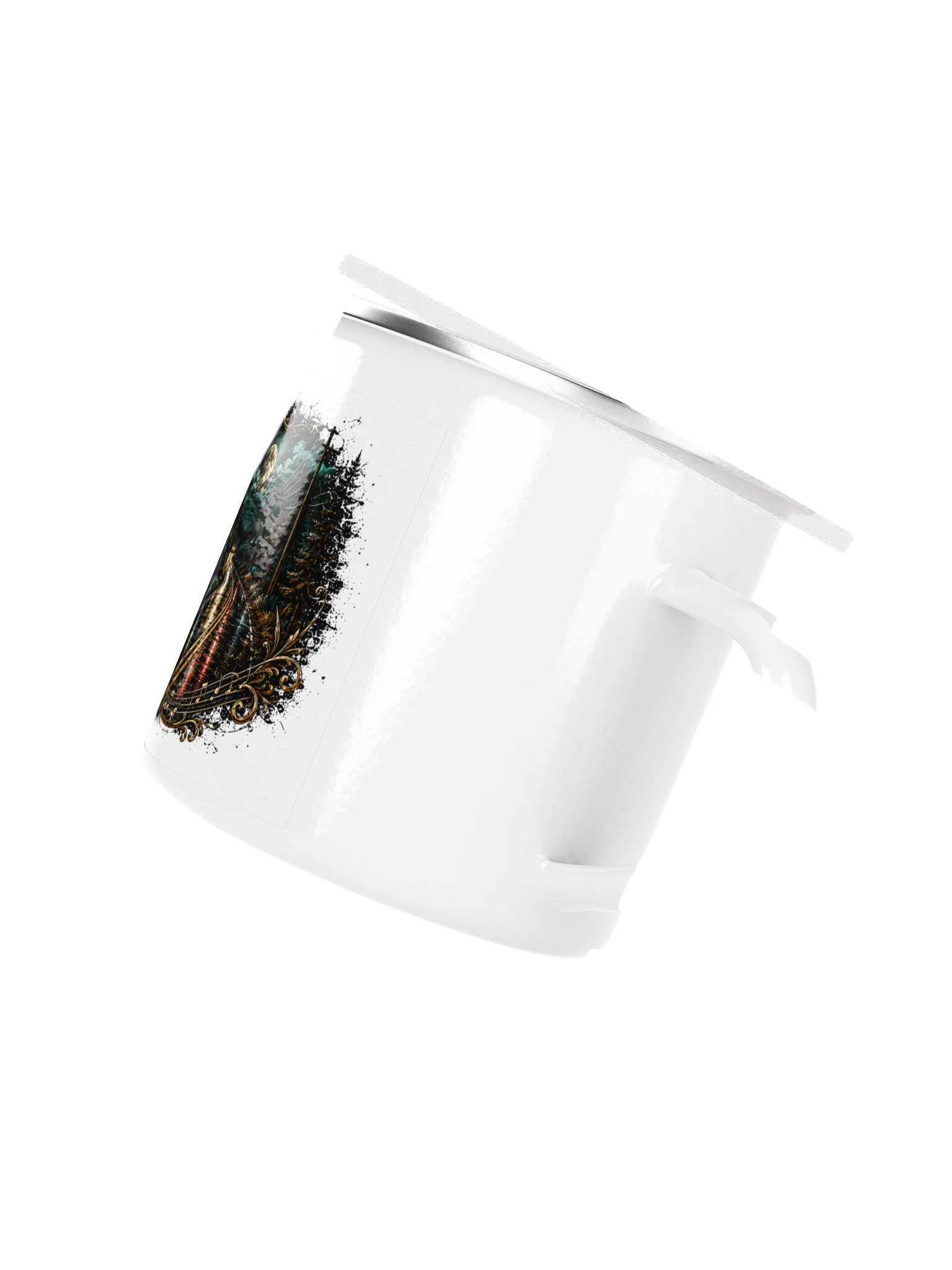 Round & Round Retro Country-Soul Enamel Mug product image (3)