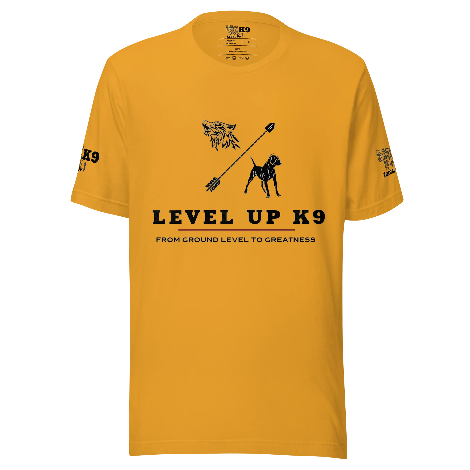 LEVEL-UP K9 Logo Tee — Lightweight soft fit product image (1)