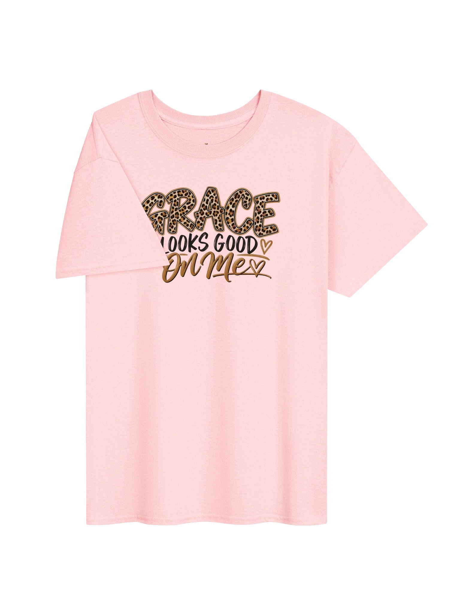 Grace Looks Good on Me Christian Graphic T-Shirt product image (5)