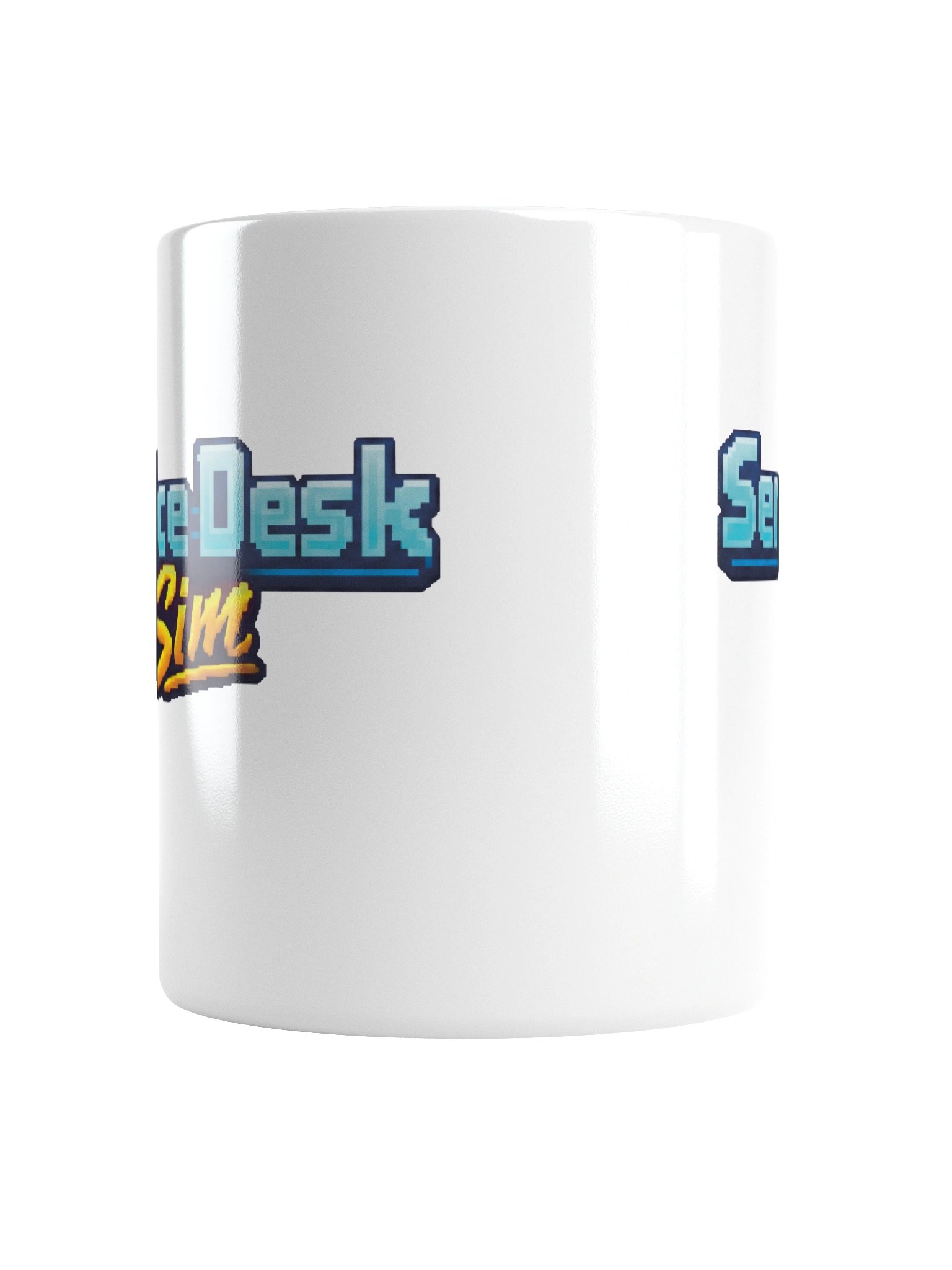 Service Desk Sim Logo White Mug product image (2)