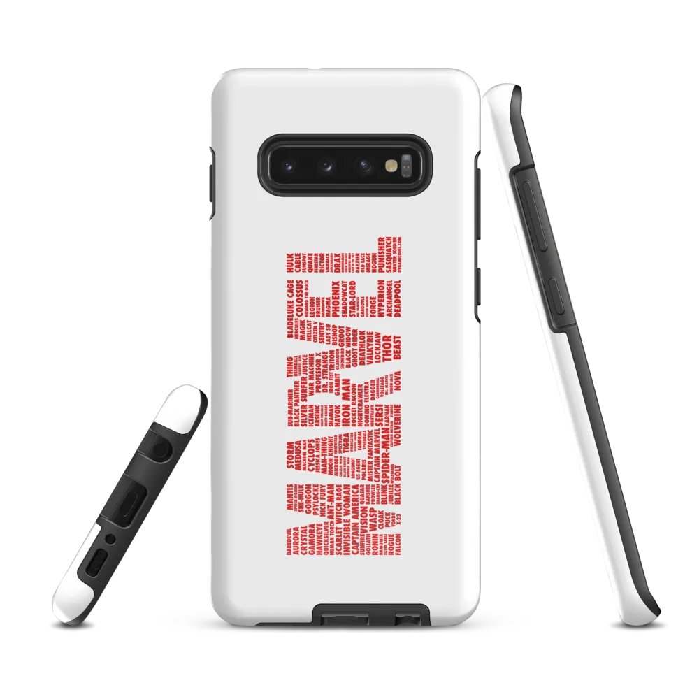 Marvel Names Samsung Case product image (3)