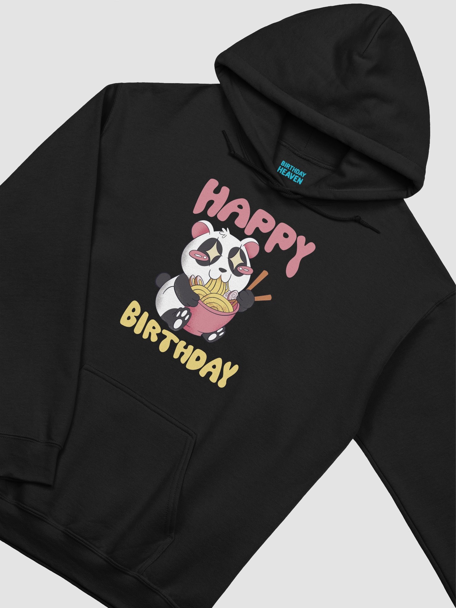 Happy Birthday (Panda Eating Noodles) Hoodie product image (3)