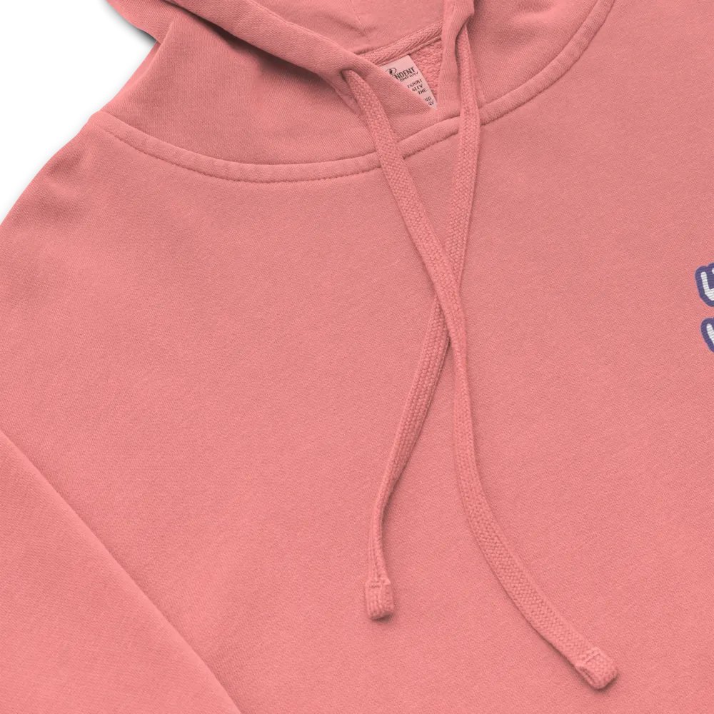 Habitual Instigator (L.C. purple bubble design 2) embroidered pigment hoodie product image (8)
