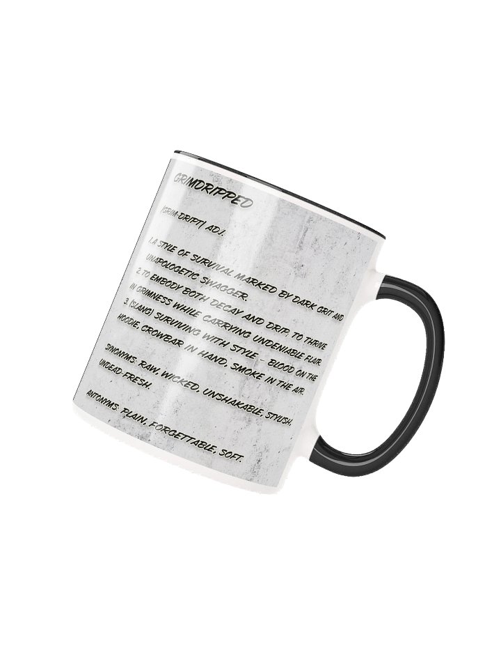 GrimDripped Chaos Mug — Elder Futhark Definition Edition product image (2)