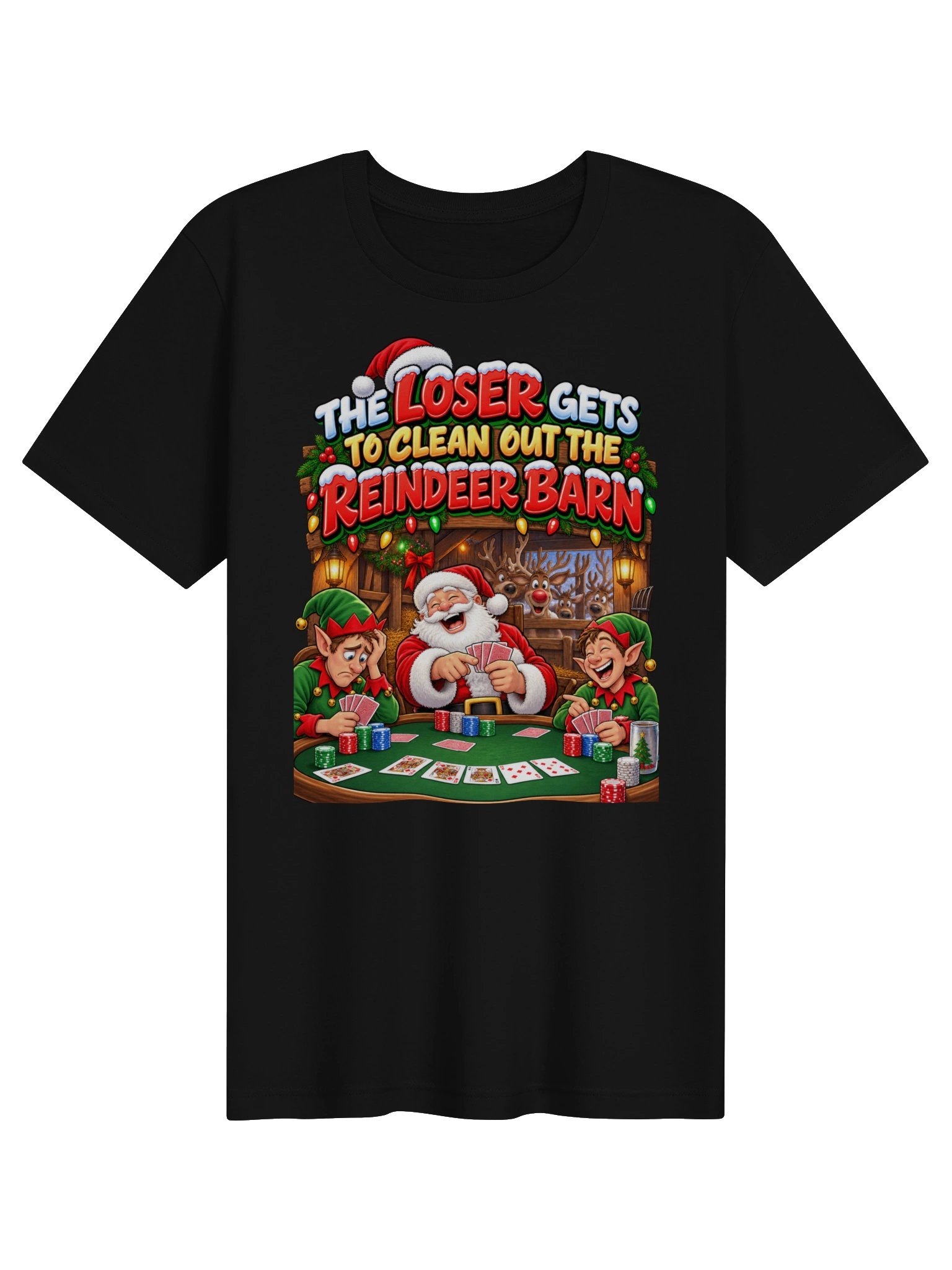 THE LOSER GETS TO CLEAN OUT THE REINDEER BARN product image (1)