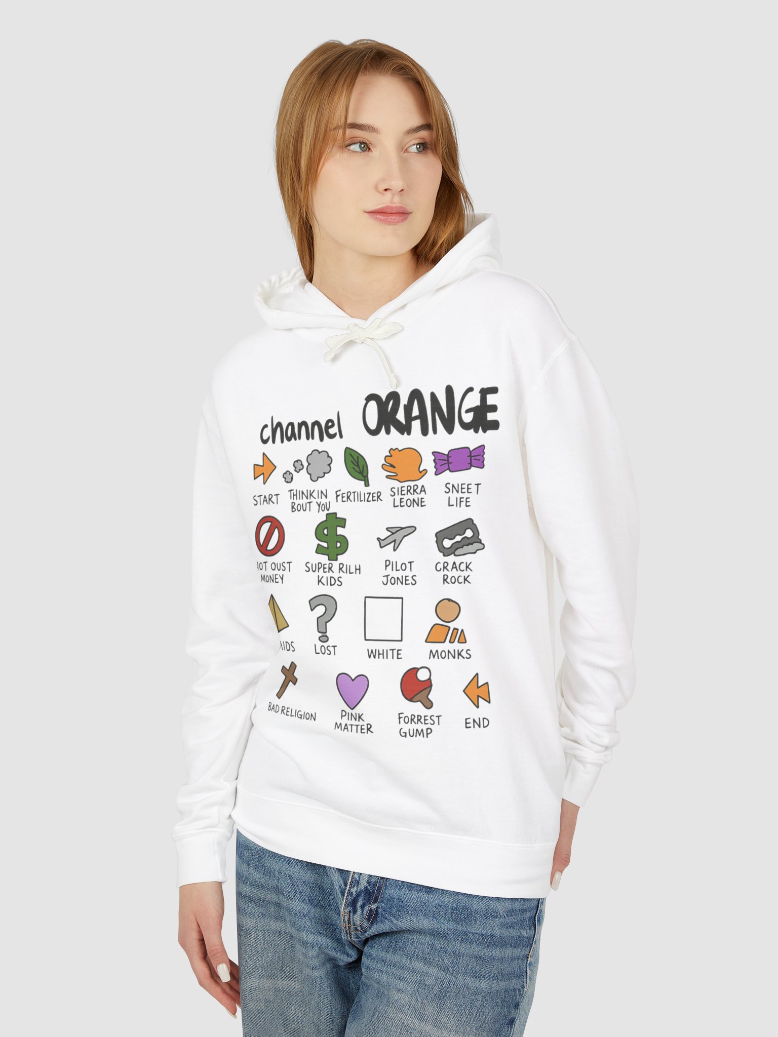 Frank Ocean Channel Orange Notebook Hoodie product image (2)