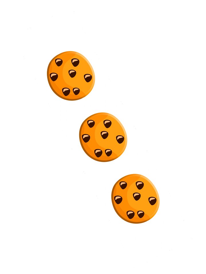 Three Cookie Emoji Sticker product image (2)