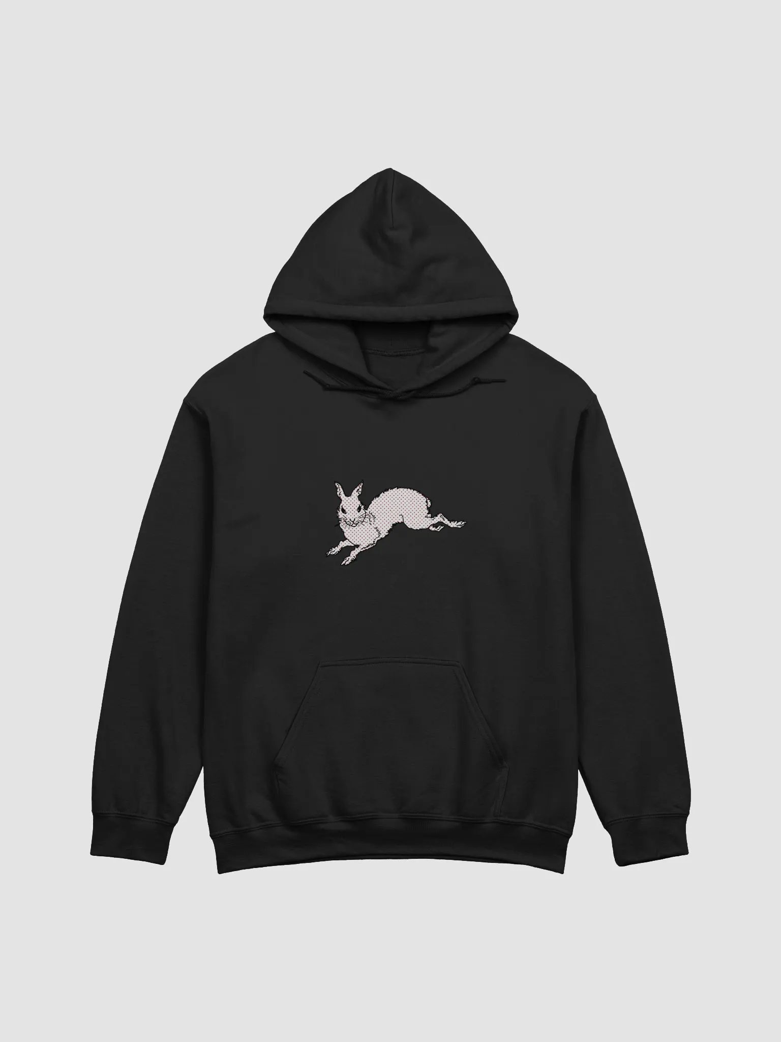 pop art bunny design hoodie product image (1)