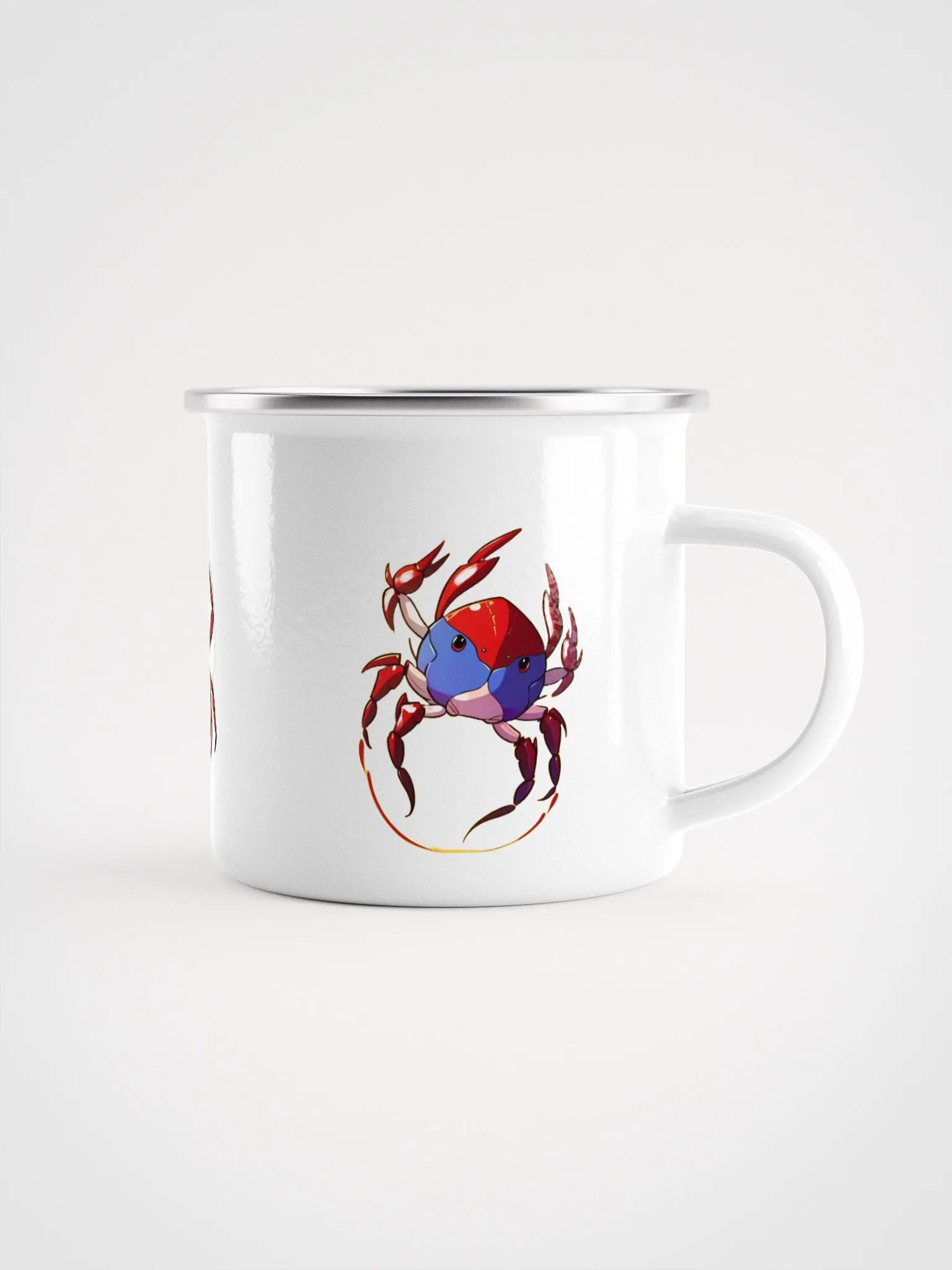 Playful Crustacean Enamel Mug product image (1)