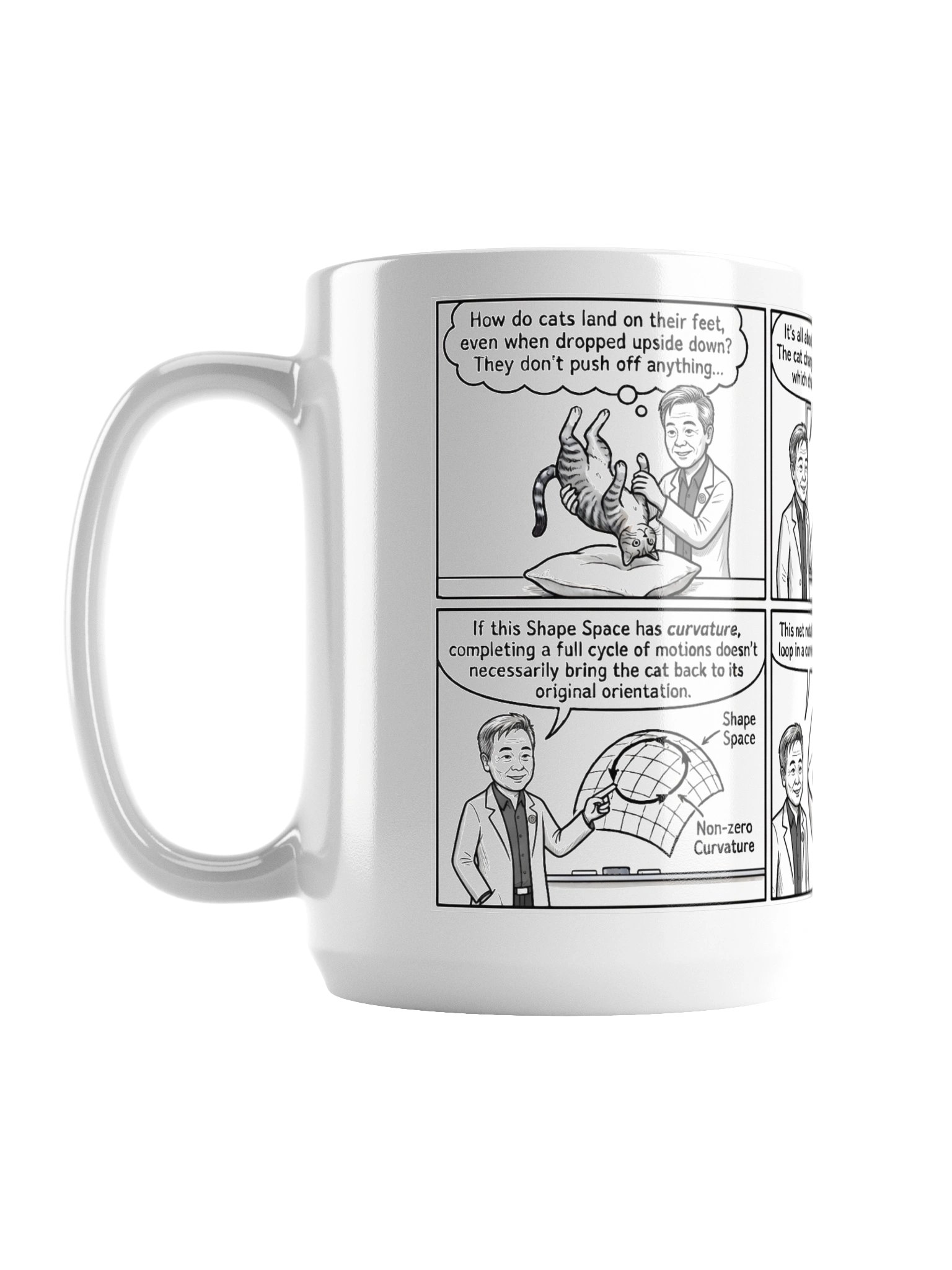 Meow! Math Cat-Righting (explained by Melvin) Comic Mug product image (1)