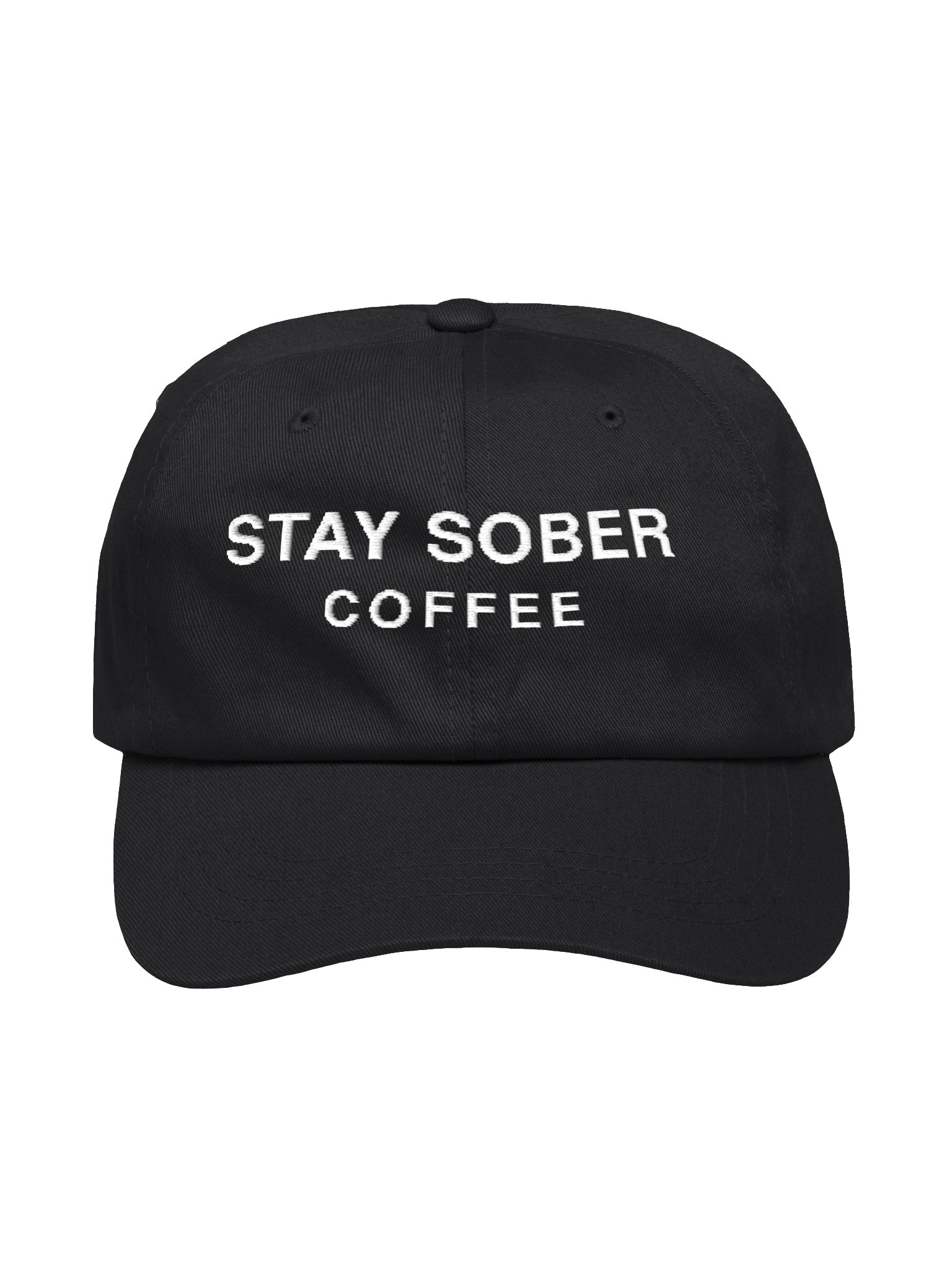 Stay Sober Coffee Wordmark Dad Hat product image (1)
