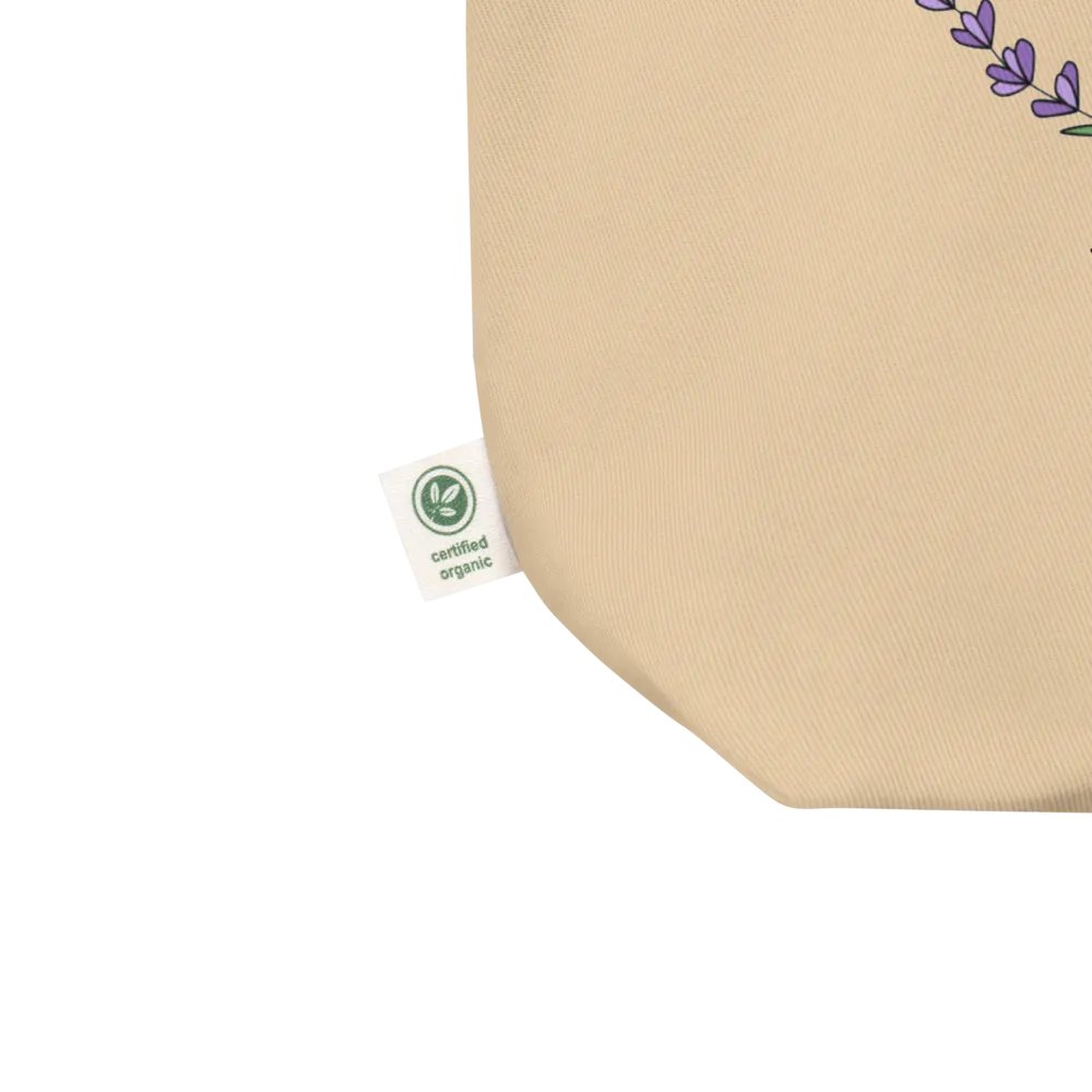 “Choose to be Vegan” Organic Tote Bag product image (3)