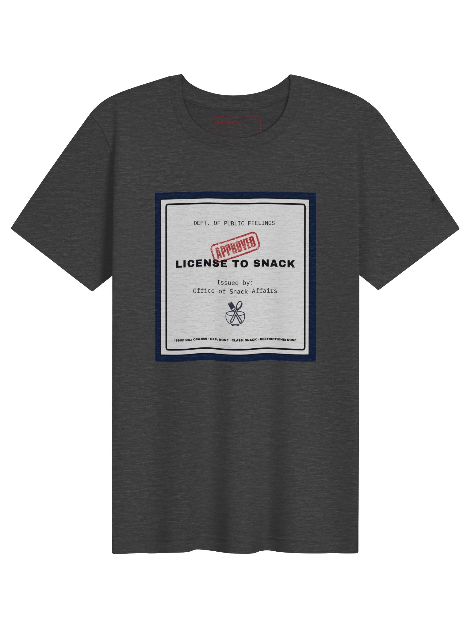License to Snack Tee product image (3)