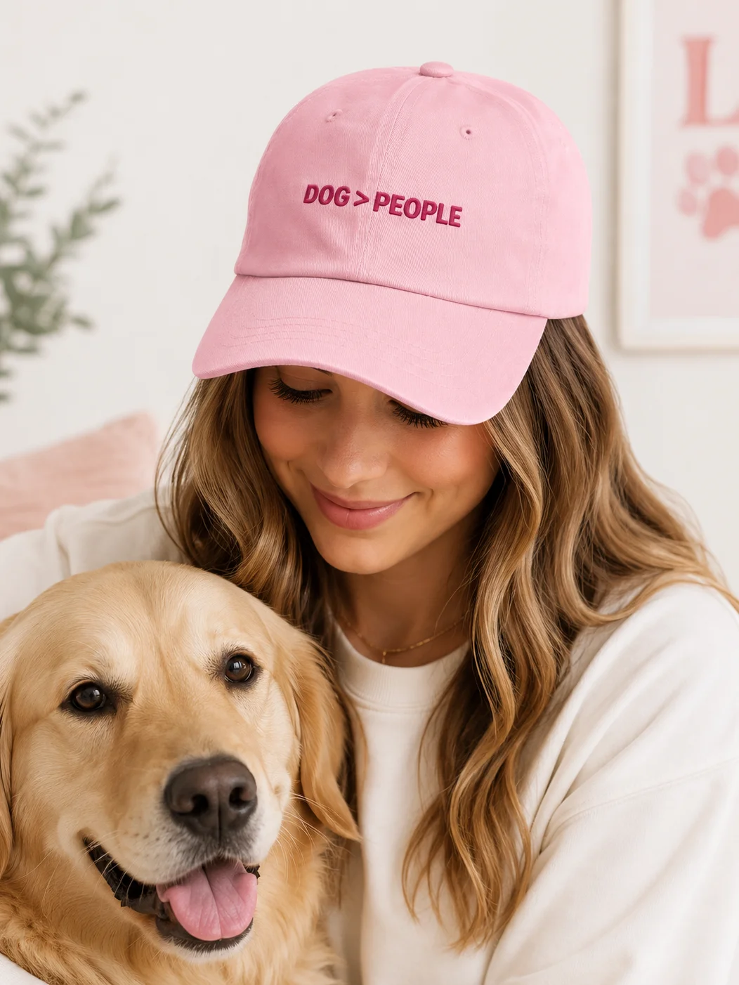 Dogs > People Embroidered Hat – Funny Dog Lover Cap product image (17)
