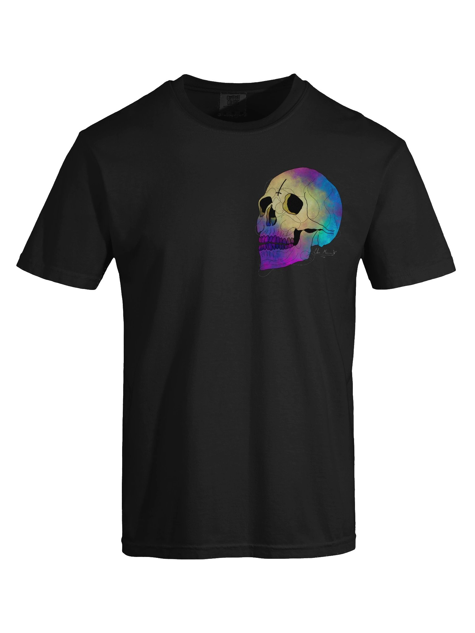 colorful skull tee product image (7)