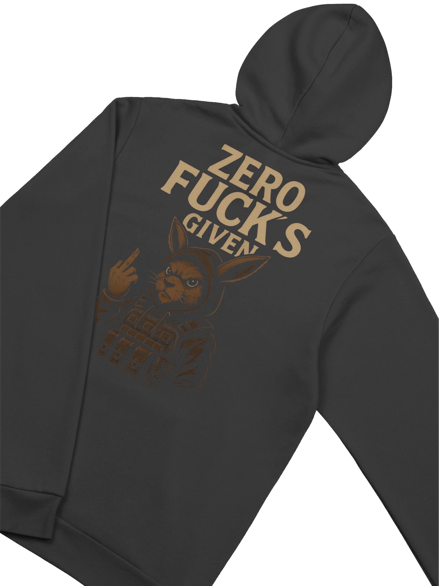 ZERO FUCKS GIVEN LAZY HOODIE product image (8)