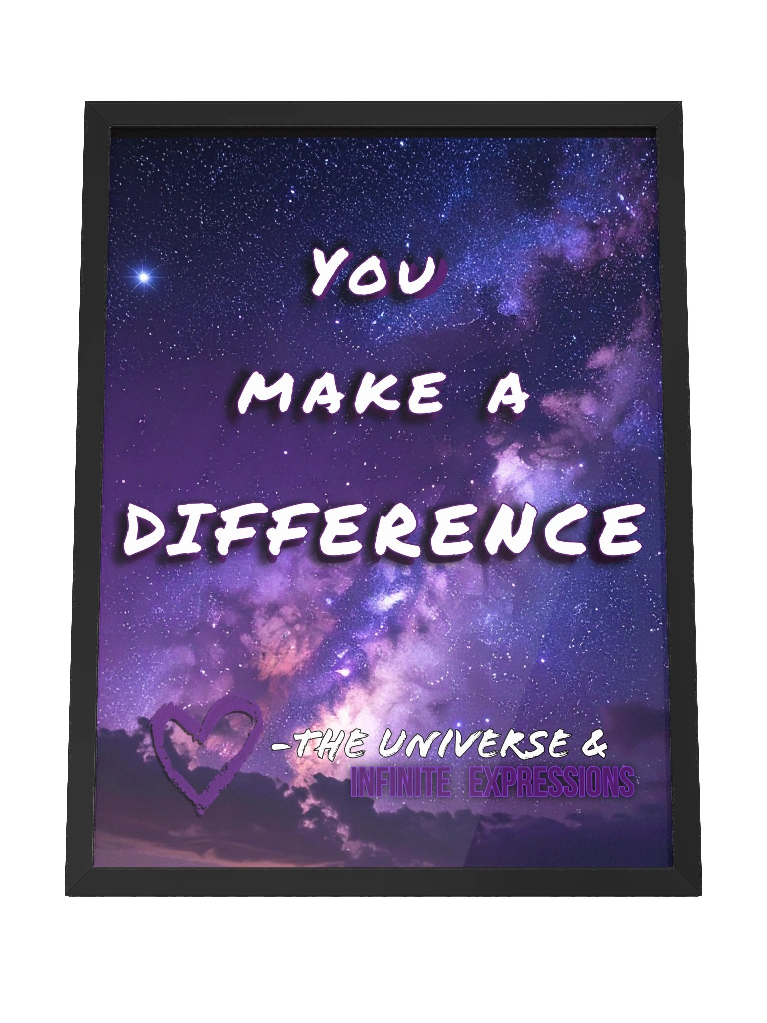 You Make A Difference - Poster & Frame product image (4)