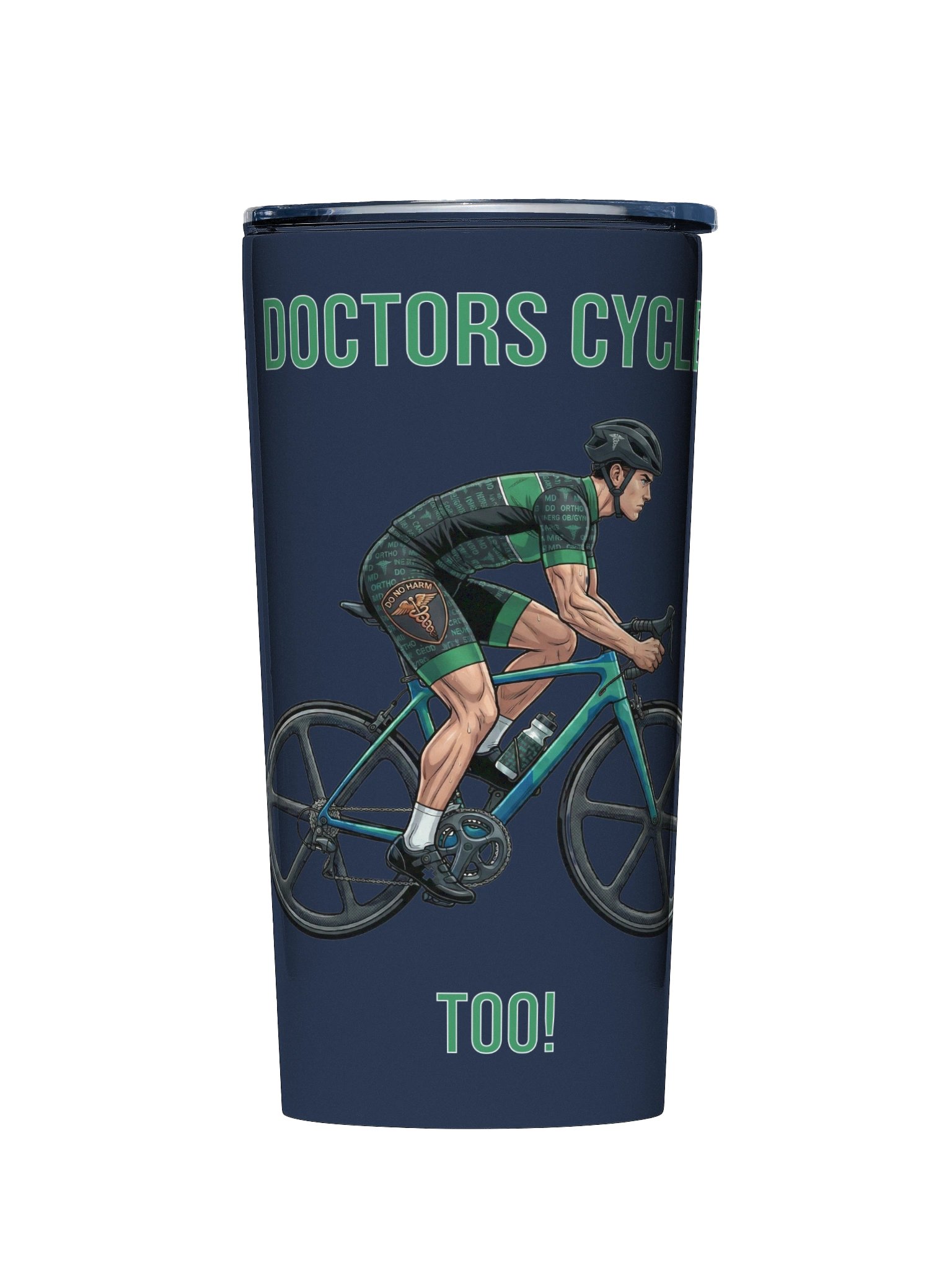 Doctor Athlete 20oz Tumbler | Mens Cycling Edition product image (1)