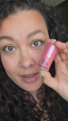 It's not just a blush stick, you can use it on your eyes and lips too!

It's called the Monochromatic Multi Stick by E.L.F..
...