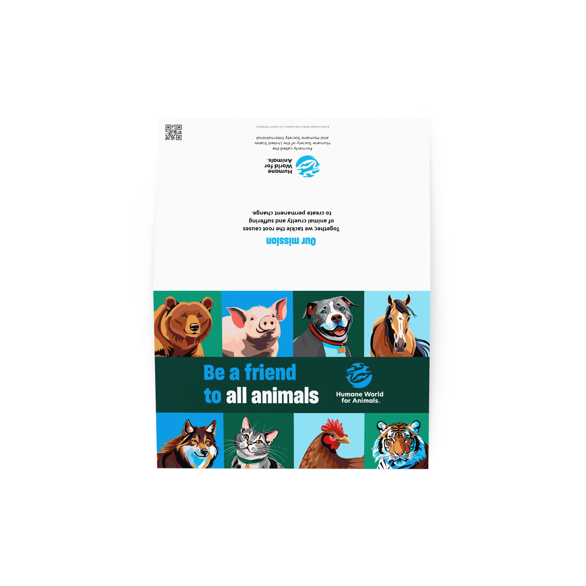 Greeting card - Be a friend to all animals product image (2)