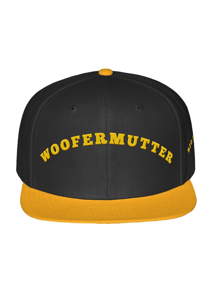 WooferMutter Black Gold Embroidery Hat product image (1)